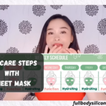 Skincare Steps With Sheet Mask